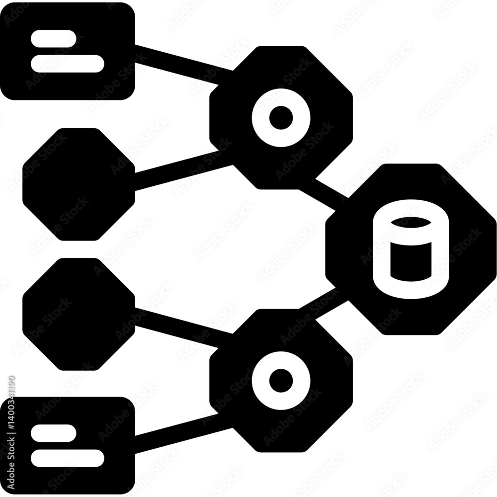Software Deployment Glyph Icon Software Deployment Glyph Icon