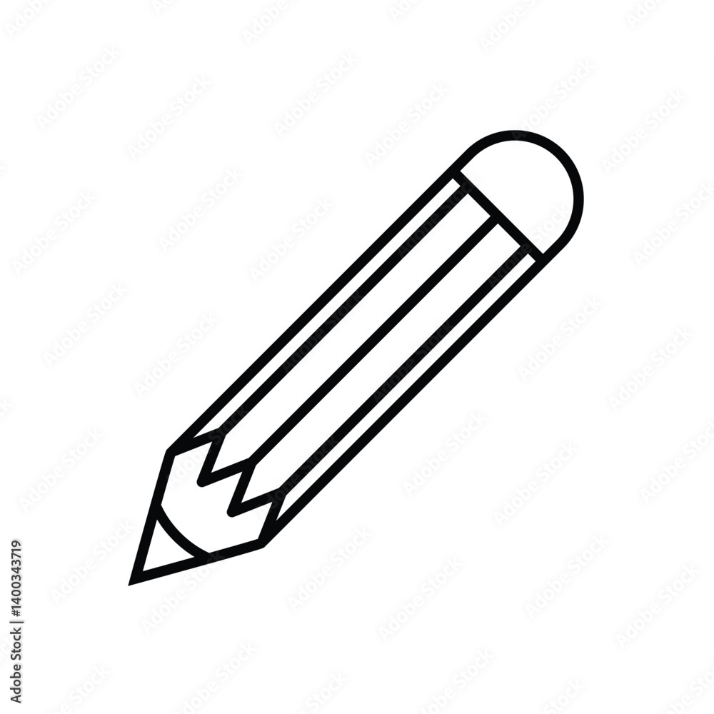 pencil, icon, flat, design, vector, illustrations, education, style, trendy, collections pencil, icon, flat, design, vector, illustrations, education, style, trendy, collections
