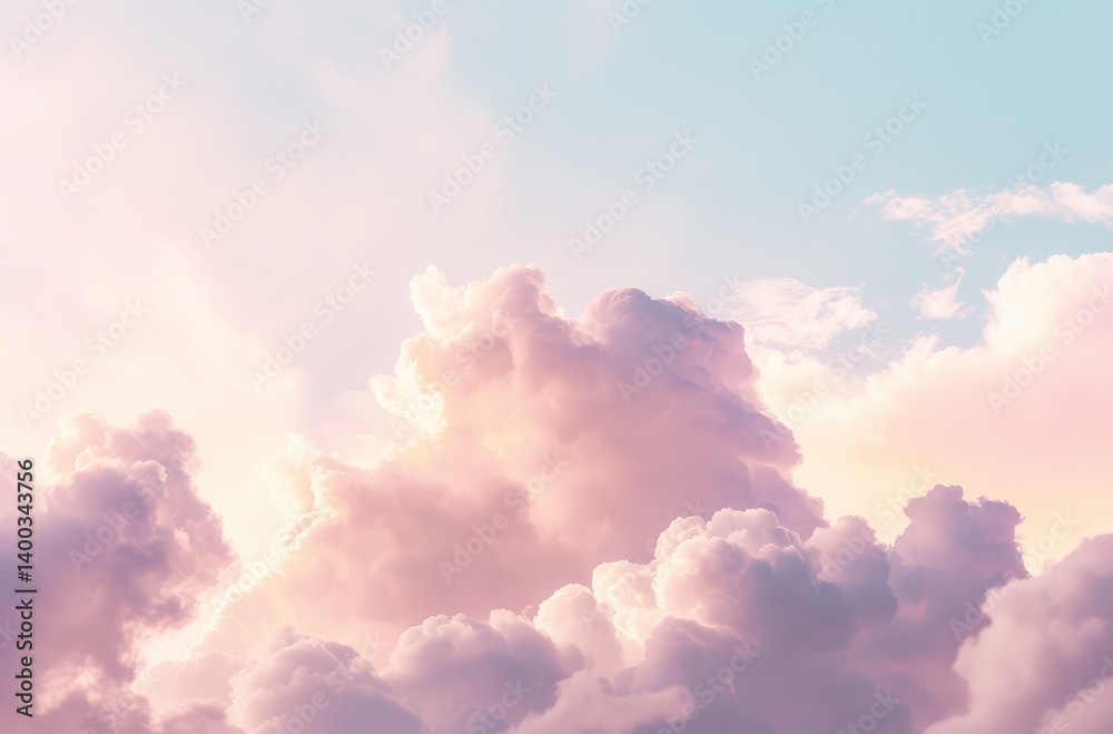 Ethereal Pastel Clouds at Dusk