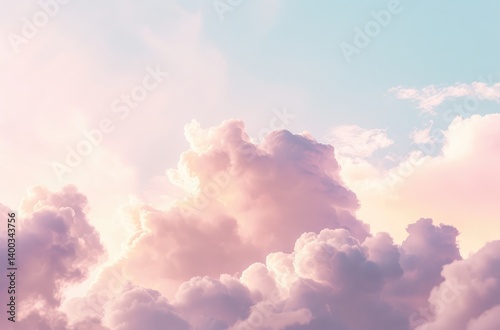 Ethereal Pastel Clouds at Dusk