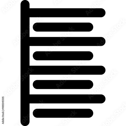 Text Alignment Left Glyph Icon