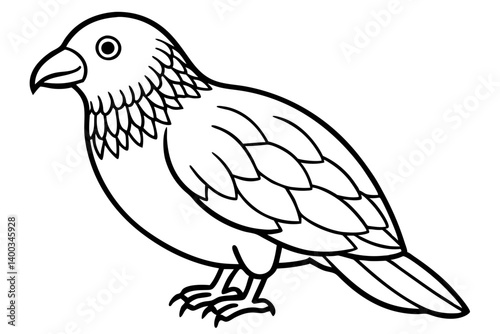 Graceful Kestrel Drawing