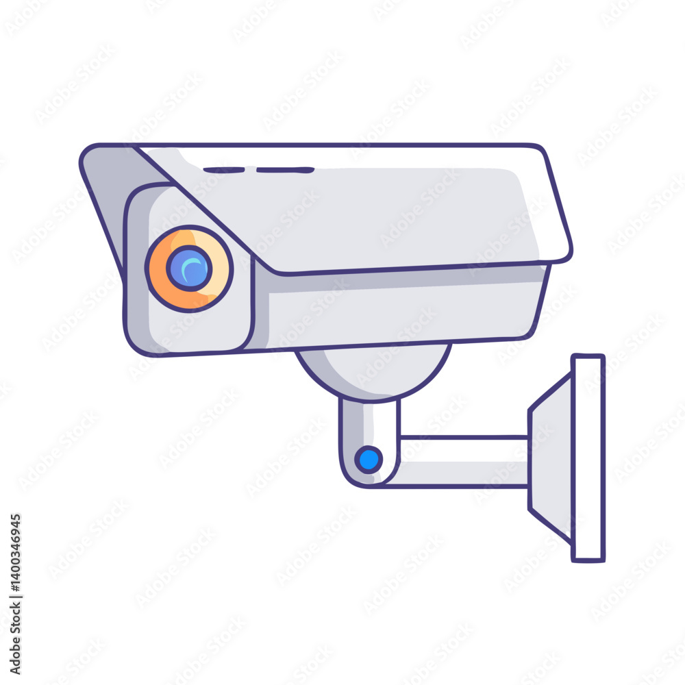 security camera icon, security camera vector illustration-simple illustration of security camera, perfect for security camera logos and icons security camera icon, security camera vector illustration-simple illustration of security camera, perfect for security camera logos and icons