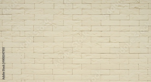 Creamy Brick Wall Texture: Subtle Elegance AI Generated