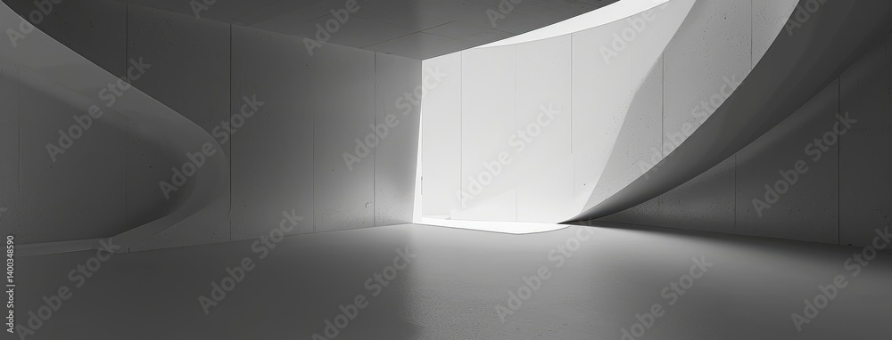 Ethereal Space: Curves and Light