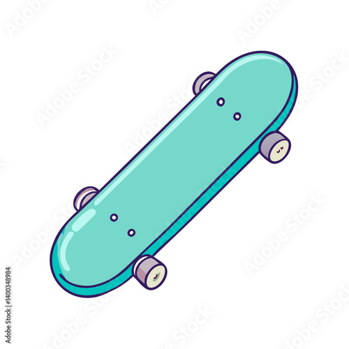 skateboard icon, skateboard vector illustration-simple illustration of skateboard, perfect for skateboard logos and icons