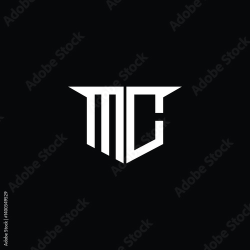 Modern Construction Logo with Symmetrical Design