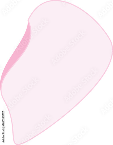 Cherry Blossom Leaf Confetti Illustration 벚꽃잎 컨페티 일러스트