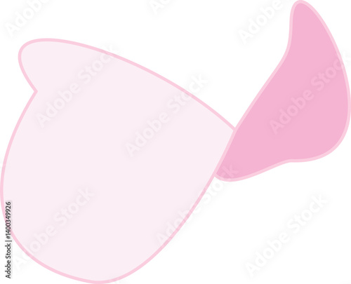 Cherry Blossom Leaf Confetti Illustration 벚꽃잎 컨페티 일러스트