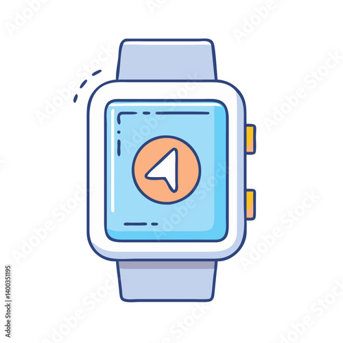smartwatch icon, smartwatch vector illustration-simple illustration of smartwatch, perfect for smartwatch logos and icons