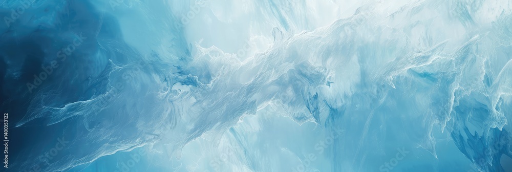 Ethereal Blue Waves