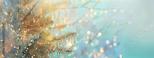 Obraz na płótnie Winter Wonderland Glow w salonie