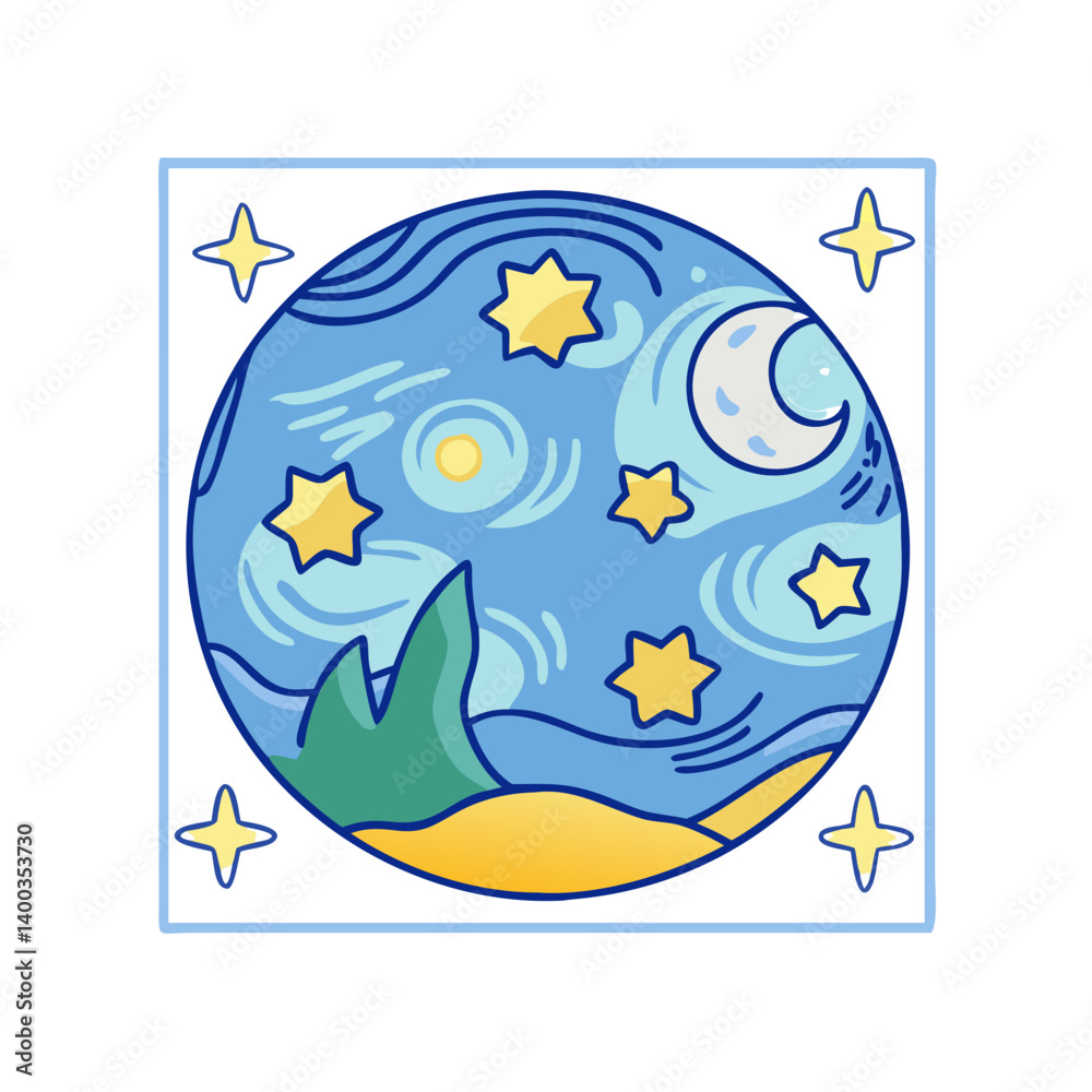 starry night background icon, starry night background vector illustration-simple illustration of starry night background, perfect for starry night background logos and icons starry night background icon, starry night background vector illustration-simple illustration of starry night background, perfect for starry night background logos and icons
