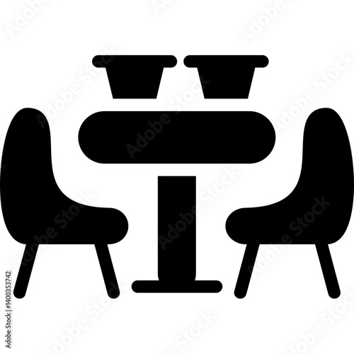 Office Break Room Glyph Icon