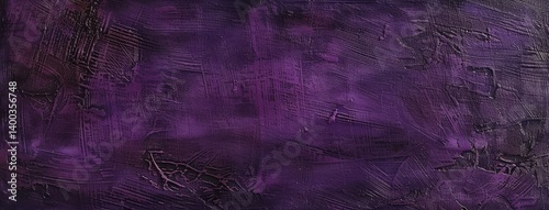 Obraz na płótnie Enigmatic Purple Canvas w salonie