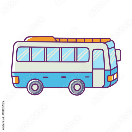 tour bus icon, tour bus vector illustration-simple illustration of tour bus, perfect for tour bus logos and icons