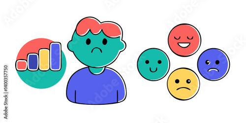 A funny cartoon monster and a cute cartoon animal smile with fun character , A funny cartoon monster and a cute cartoon animal smile with fun character in this vector art illustration for kids