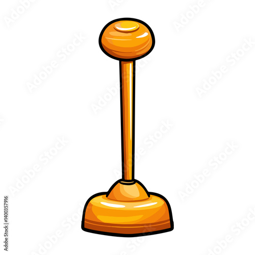 Plunger, tool, vector illustration, transparent background