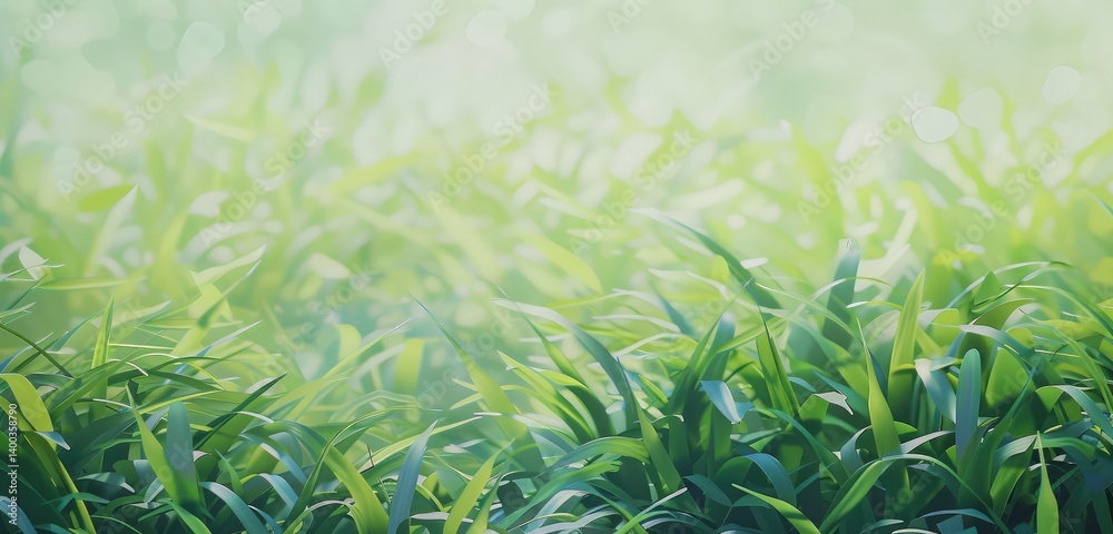 Lush Green Grass Serenity