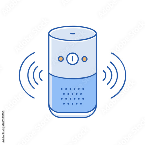 voice assistant icon, voice assistant vector illustration-simple illustration of voice assistant, perfect for voice assistant logos and icons