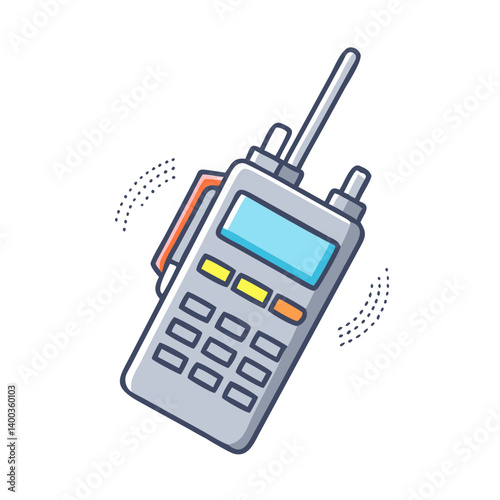 walkie talkie icon, walkie talkie vector illustration-simple illustration of walkie talkie, perfect for walkie talkie logos and icons
