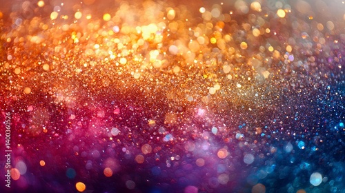 Colorful bokeh lights background