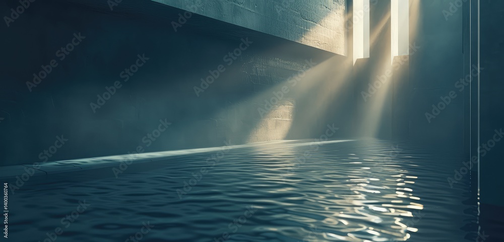 Ethereal Light Over Still Waters