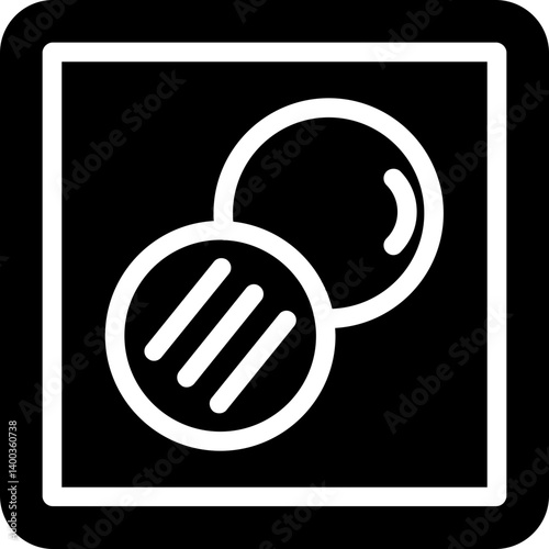 Camera Effects Glyph Icon