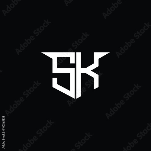Modern Construction Logo with Symmetrical Design