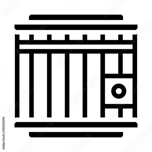 Vector Design Jail Icon Style