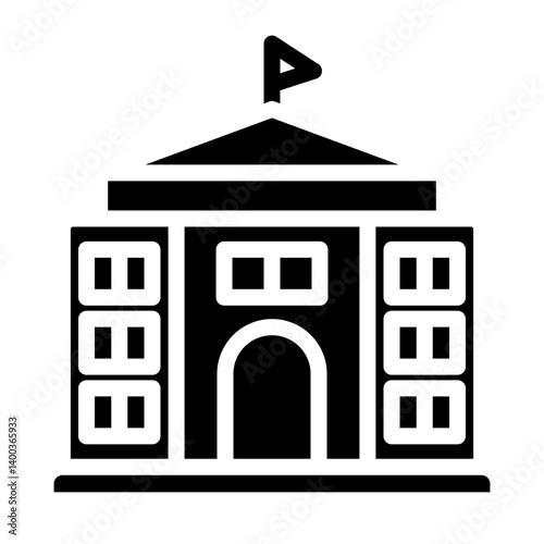 Vector Design Embassy Icon Style