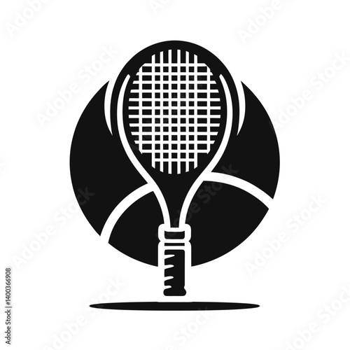 badminton racket vector 