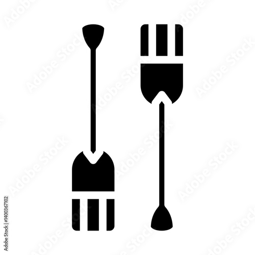 Vector Design Paddles Icon Style