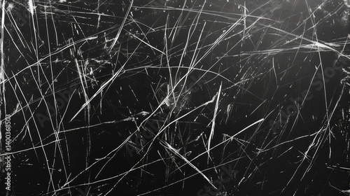 Obraz na płótnie Abstract Scratches on Dark Surface w salonie