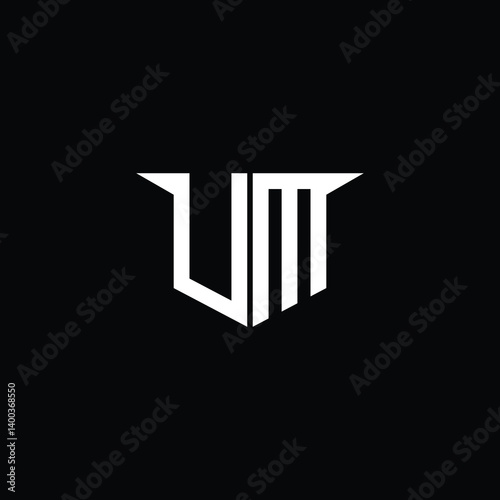 Modern Construction Logo with Symmetrical Design