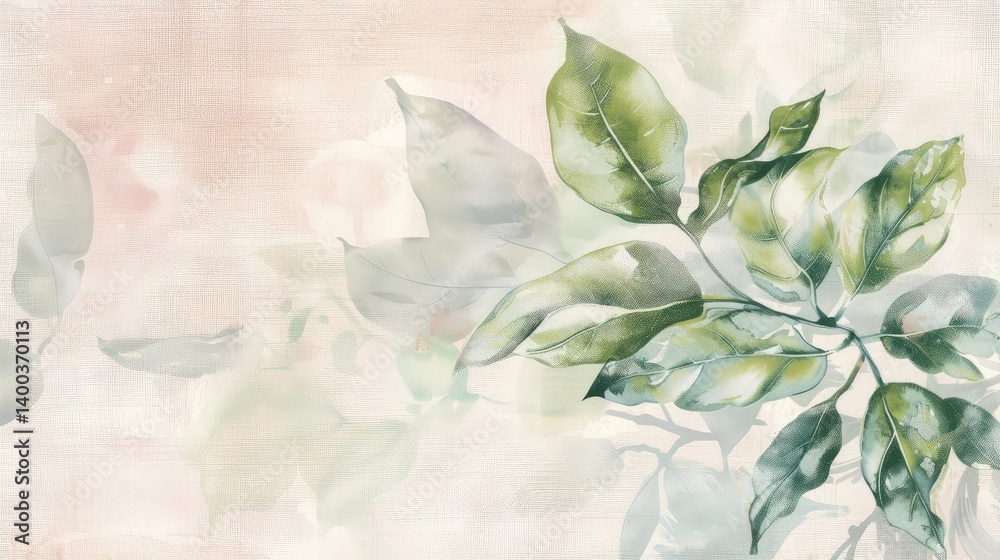 Serene Botanical Embrace