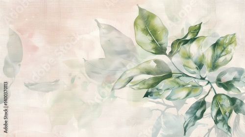 Serene Botanical Embrace