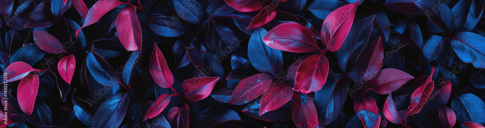 Lush Contrast: Vibrant Foliage