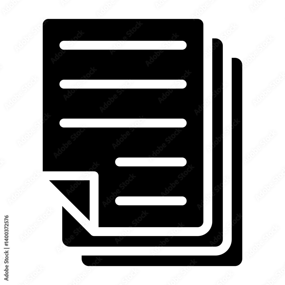 Paper Icon Style Paper Icon Style
