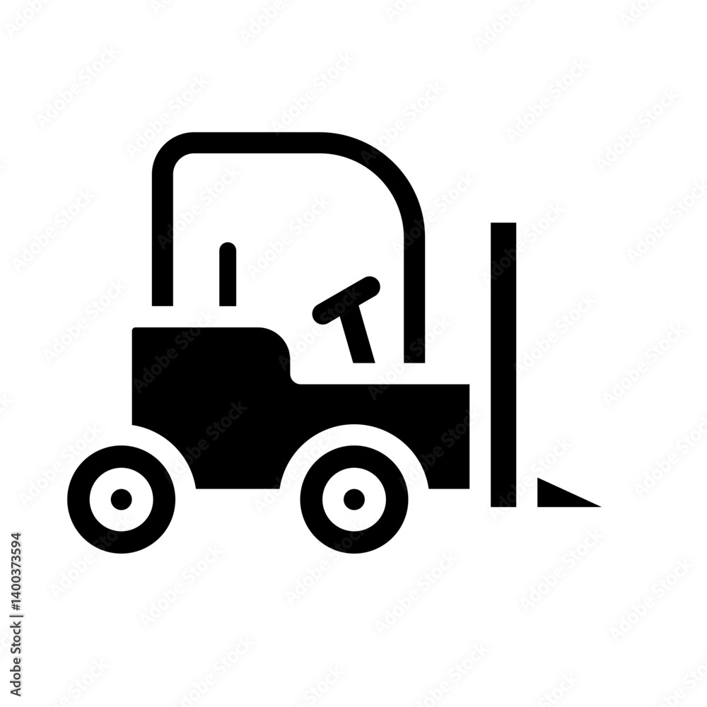 Forklift Icon Style Forklift Icon Style