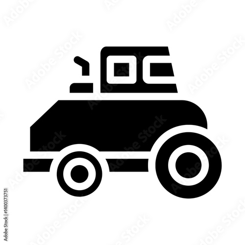 Road Roller Icon Style