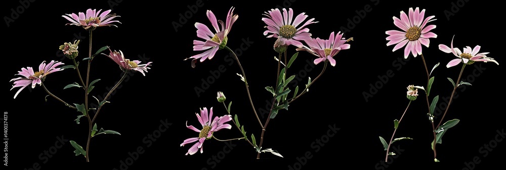 Elegant Pink Daisies