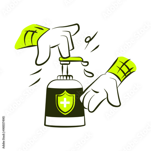 hand sanitization