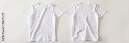 Obraz na płótnie Classic White Tees – Timeless Essentials w salonie