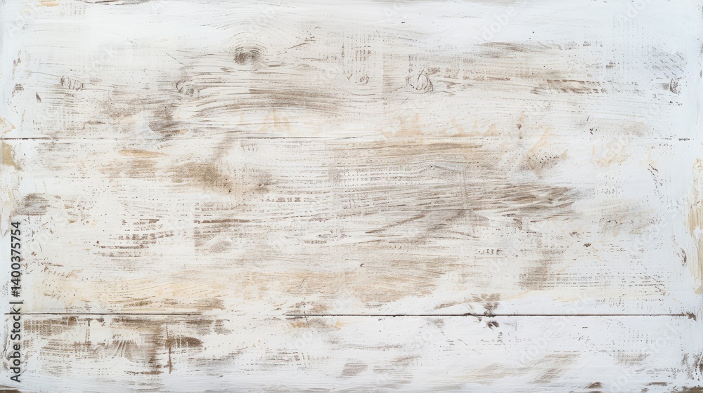 Rustic White Wood Background