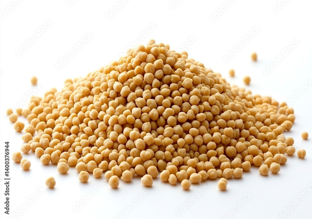 Pile of chickpeas isolated on a white background with a clipping path, in high definition. Pile of chickpeas isolated on a white background with a clipping path, in high definition.