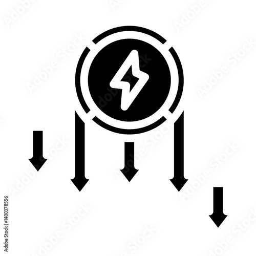 Energy Consumption Icon Style