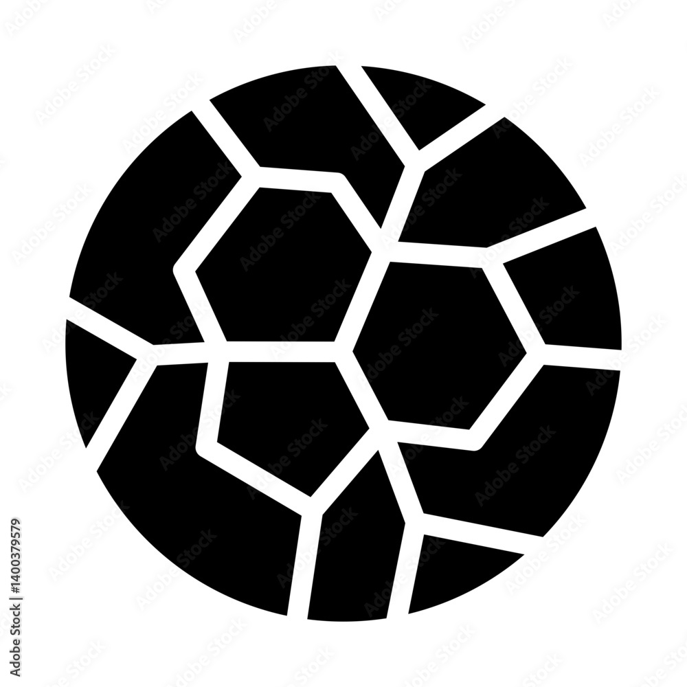 Fototapeta premium Football Icon Style