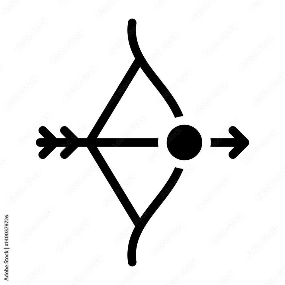 Archery Icon Style Archery Icon Style