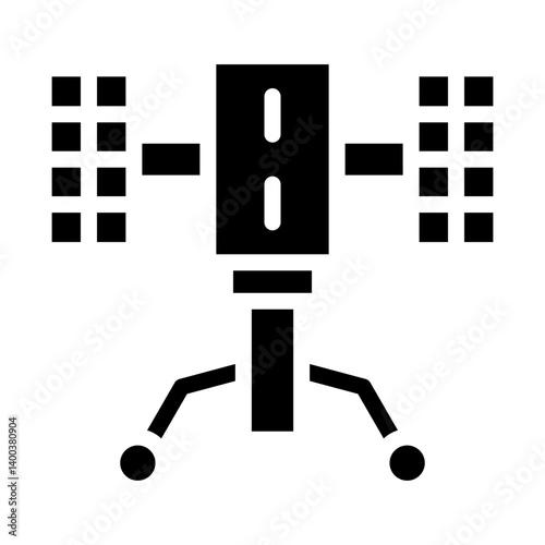 Hubble Telescope Icon Style